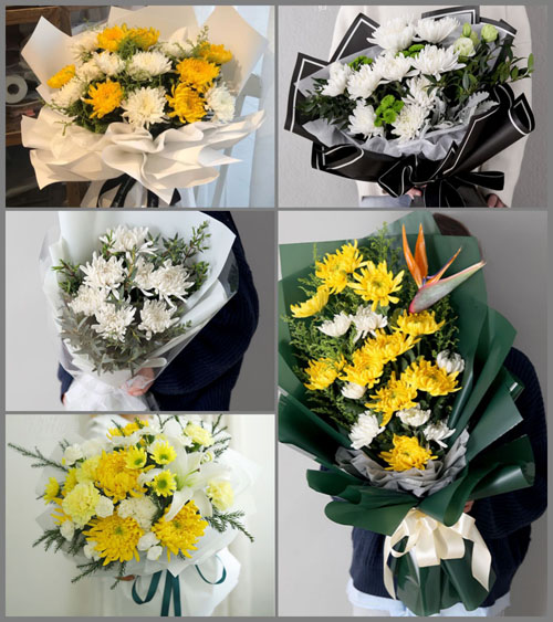山东青岛平度市南村镇庙东村白事花束代送